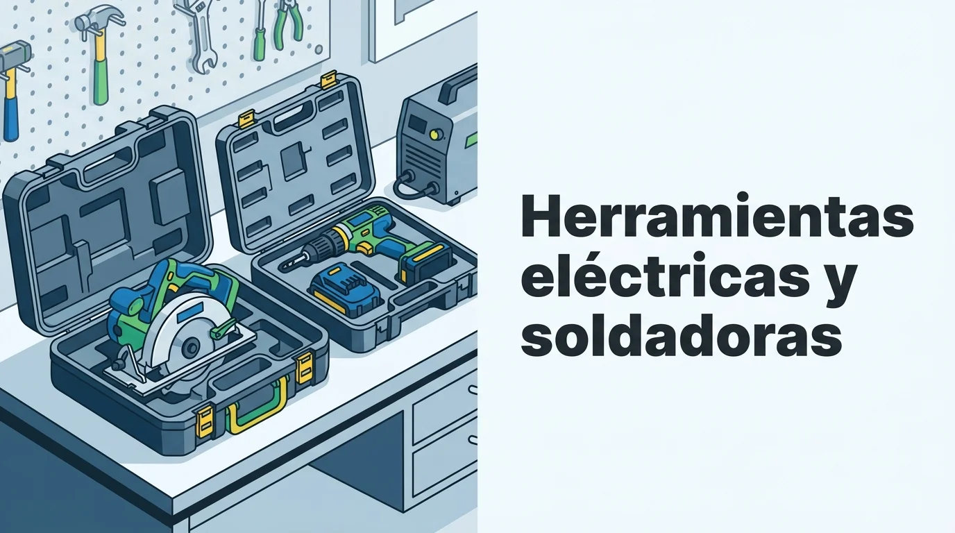 Herramientas eléctricas y soldadoras